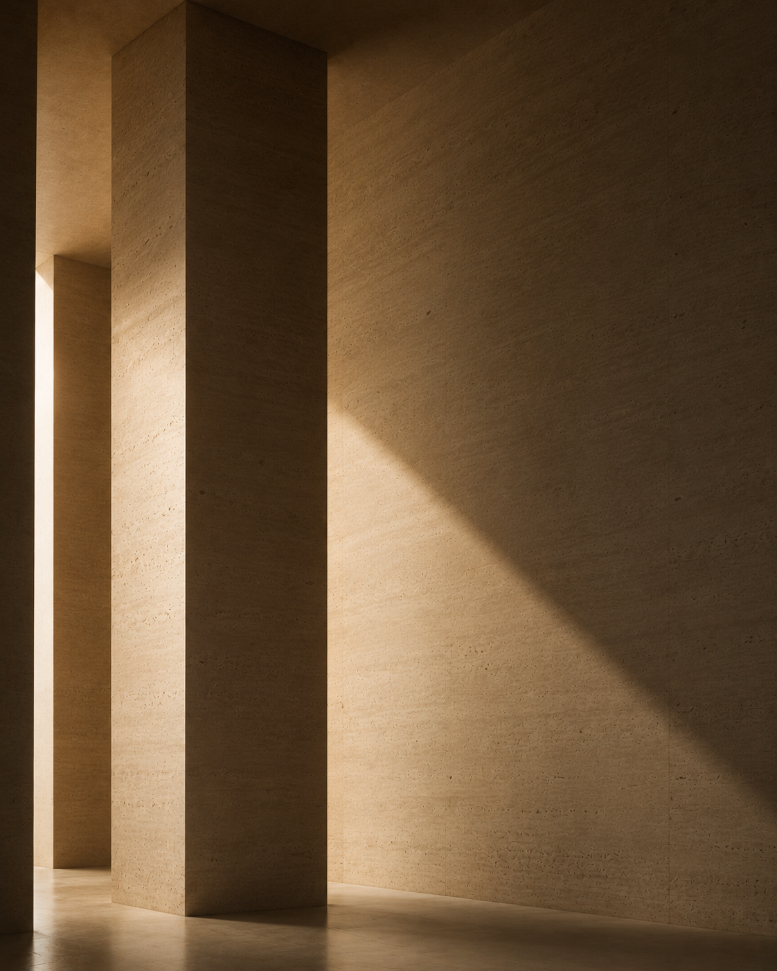 monólito de pedra · luz